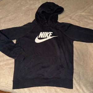 Nike Black and White Hoodie